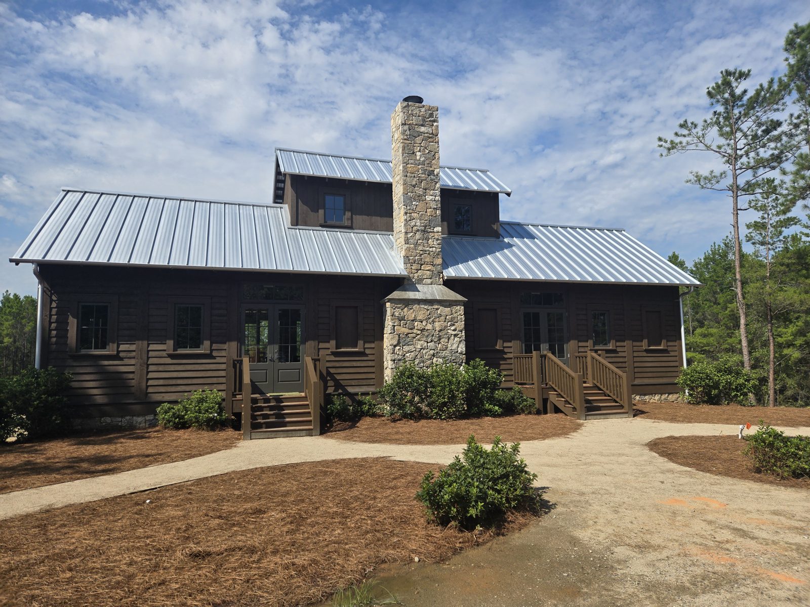 Timber-frame lodge completed as a Ritch Electric design build project