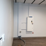 Wall-mounted disconnect installation