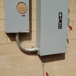 Twin panels and transfer switch