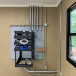 Network rack and panel