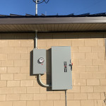 Exterior meter and disconnect