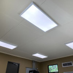LED panels in daylight room