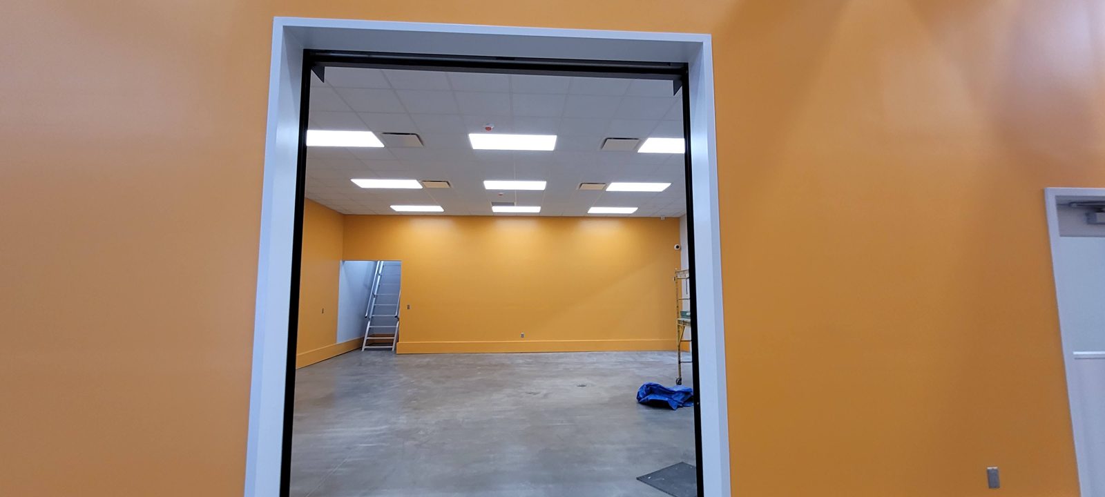 Interior build-out with new lighting and circuits by Ritch Electric